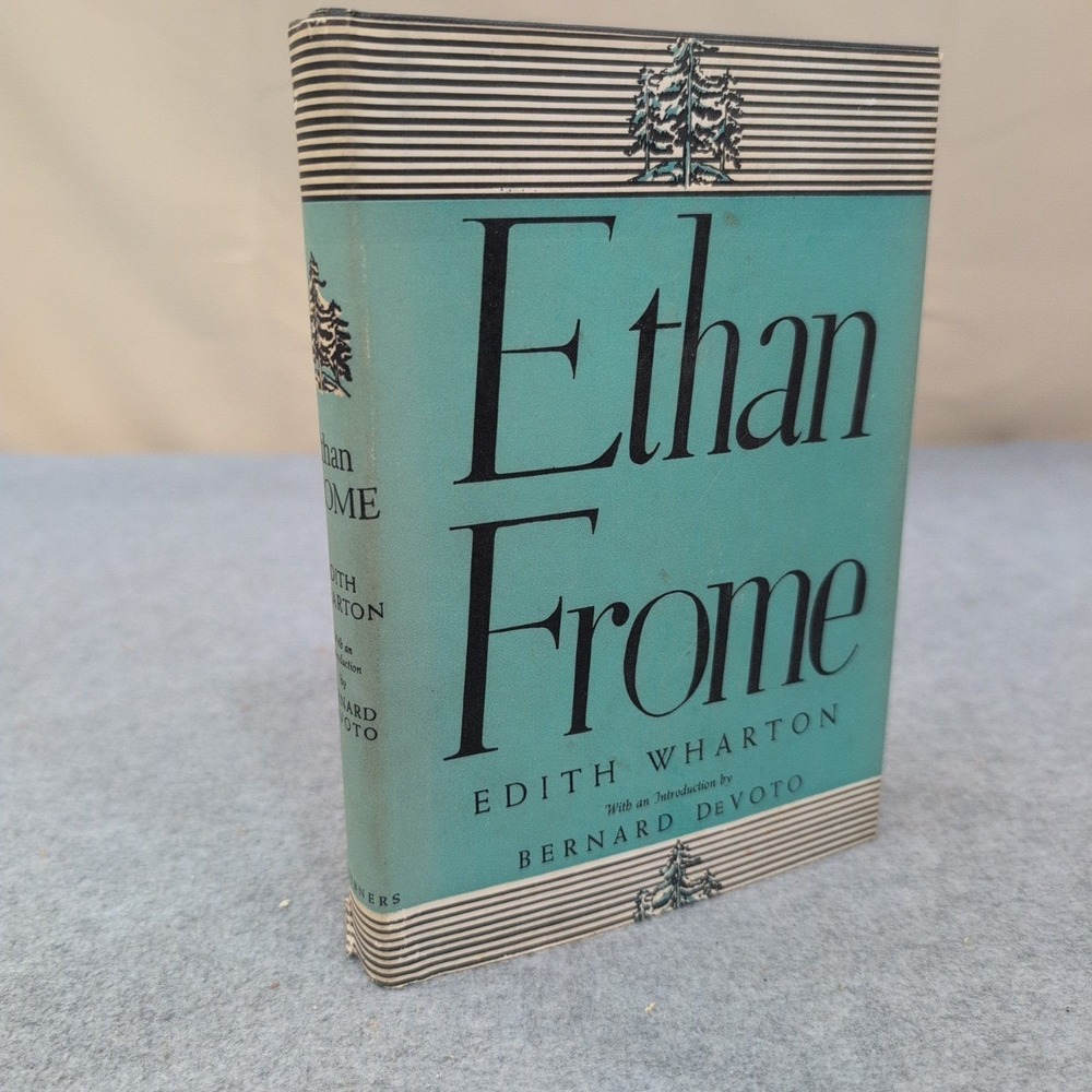 Ethan Frome Edith Wharton 1956 Charles Scribner's Sons Hardcover Dust Jacket